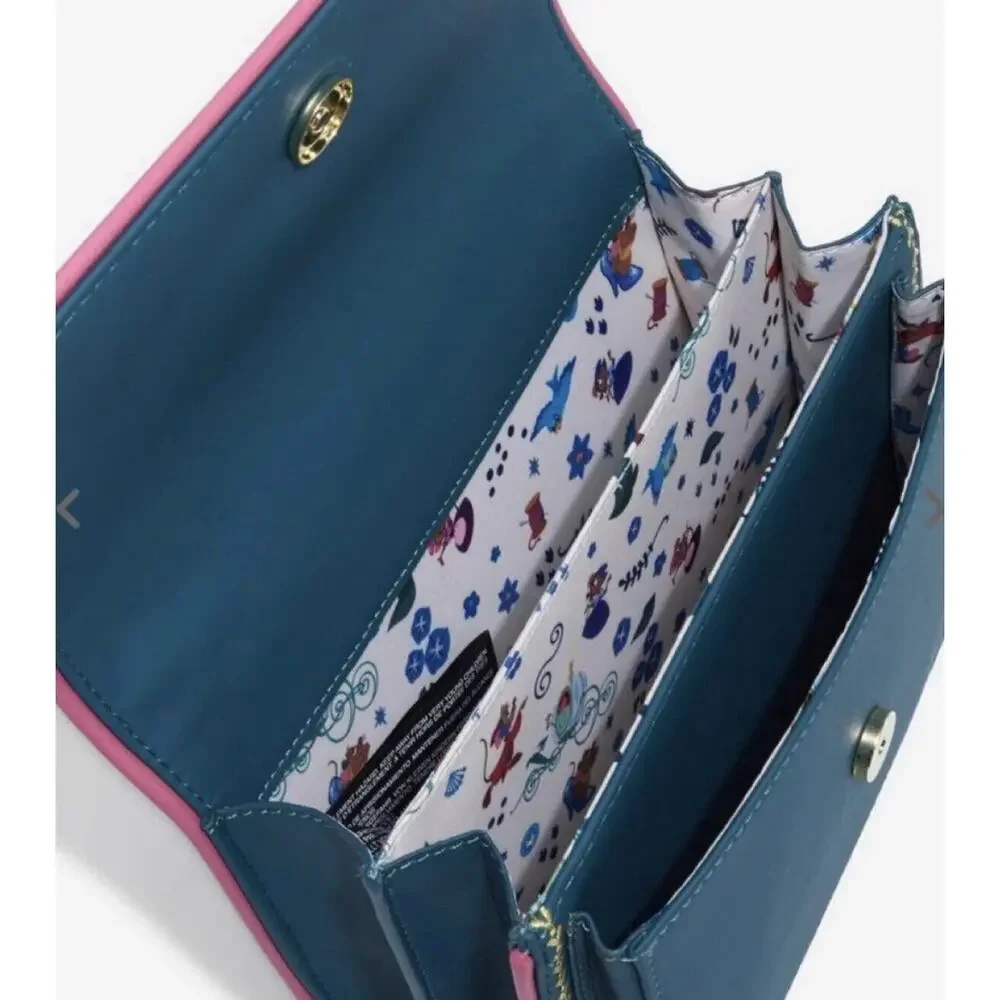 Loungefly Disney Cinderella Storybook Crossbody Bag Purse Princess Jaq Gus NWT
